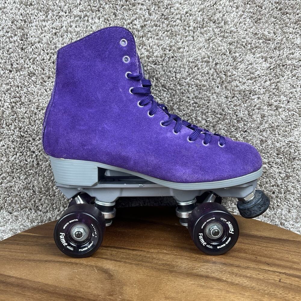 Sure Grip Boardwalk Roller Skates Men’s Size 8 / Womens Size 9 Purple Suede